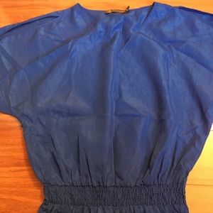 Blue top short sleeve